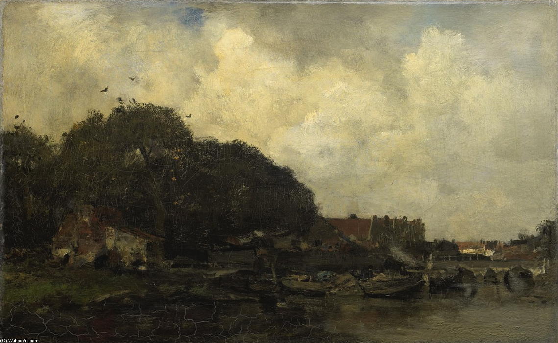 Havengezicht — Jacob Henricus Maris