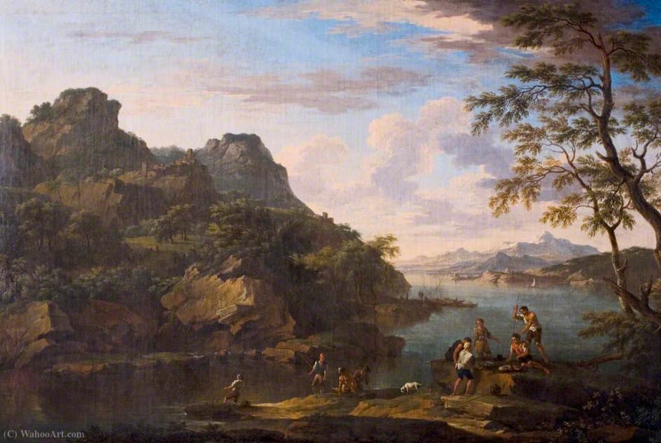 Classical Landscape With Figures — Jacob De Heusch
