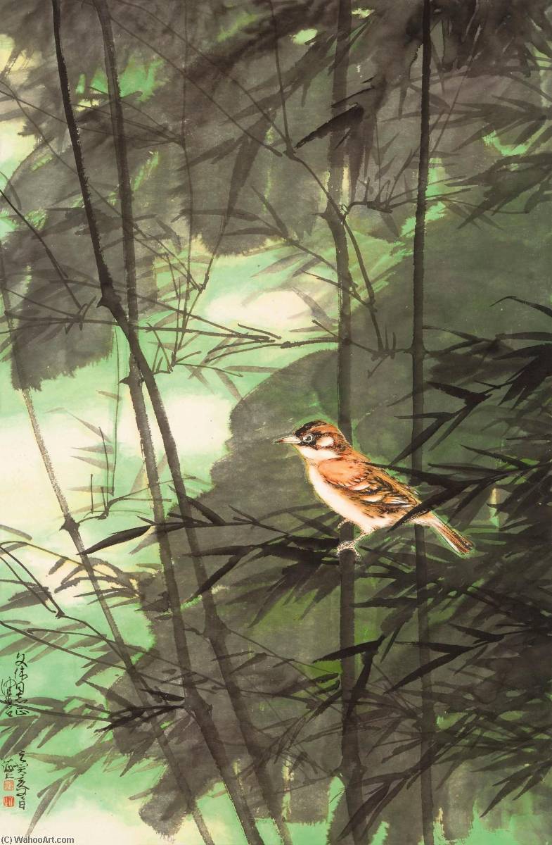 Bird By The Bamboo — Chen Peiqiu