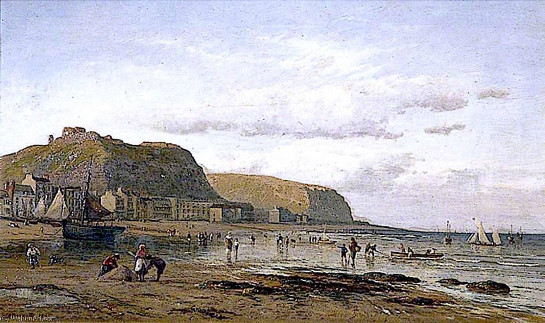 Hastings Beach, East Sussex — William Henry Borrow