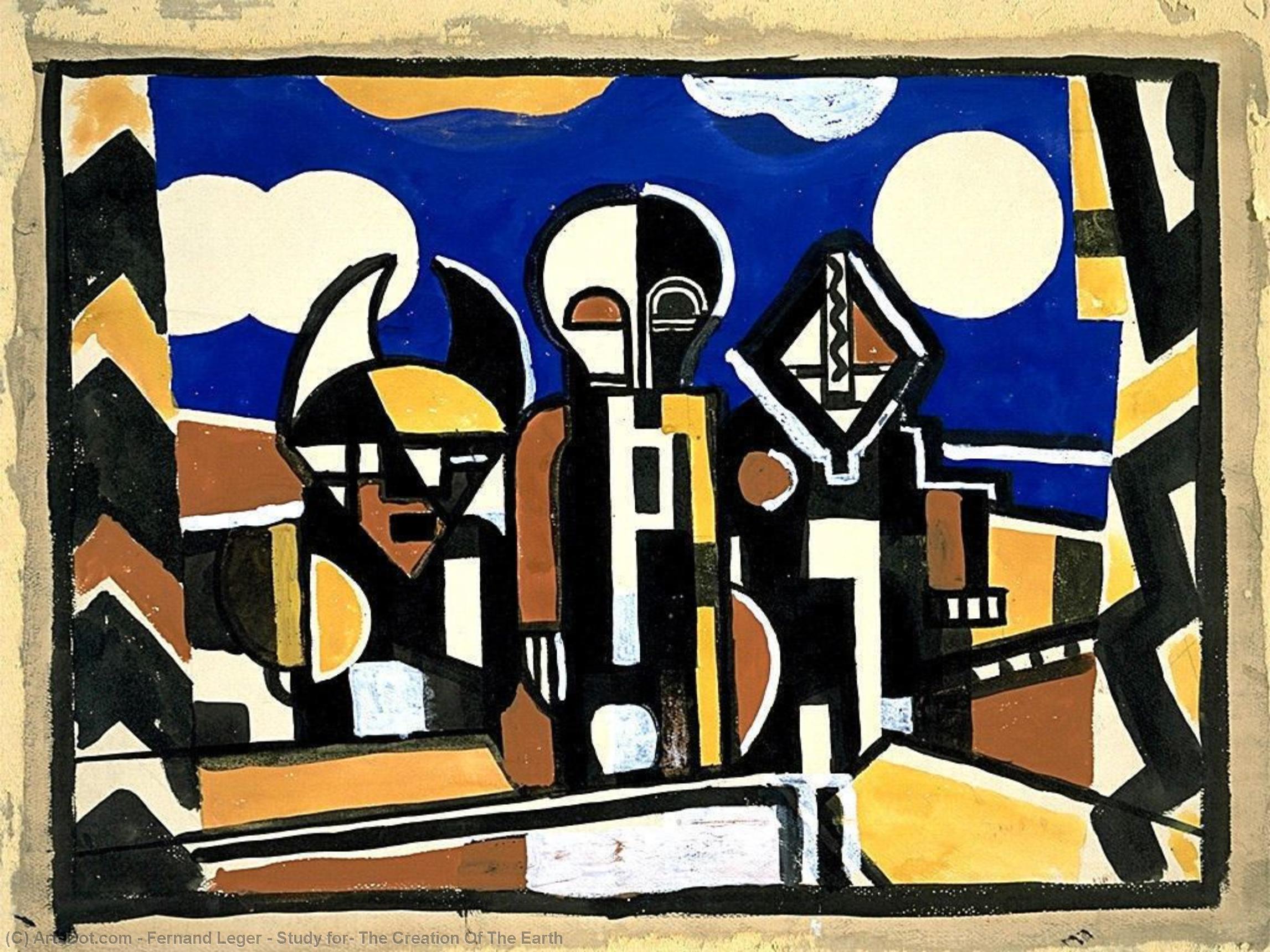 Study For, The Creation Of The Earth — Fernand Léger