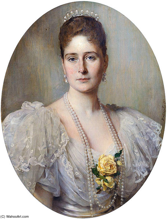 Mpress Alexandra Feodorovna Of Russia — Baron Heinrich Von Angeli