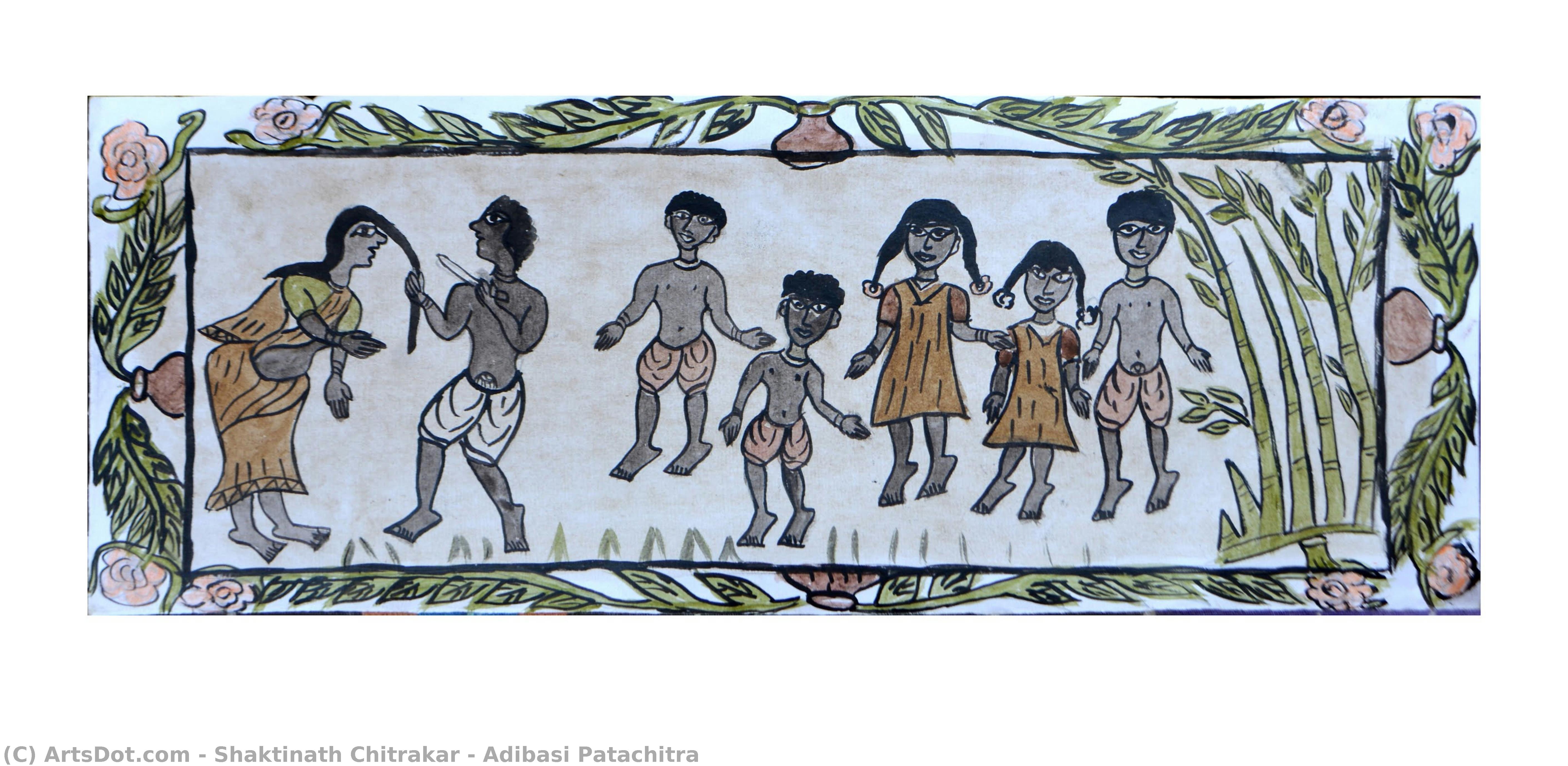Adibasi Patachitra — Shaktinath Chitrakar