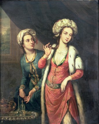 Portrait Of A Lady Thought To Be Lady Mary Wortley — George Knapton