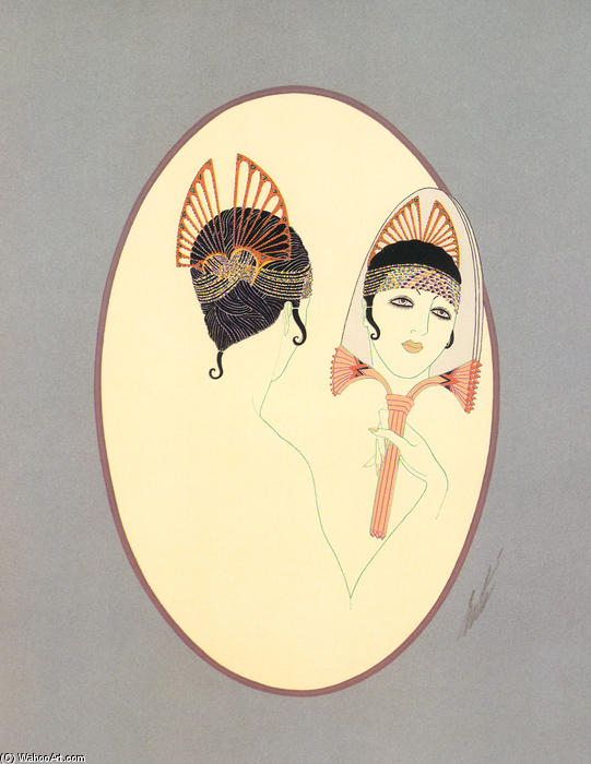 The Mirror — Erté