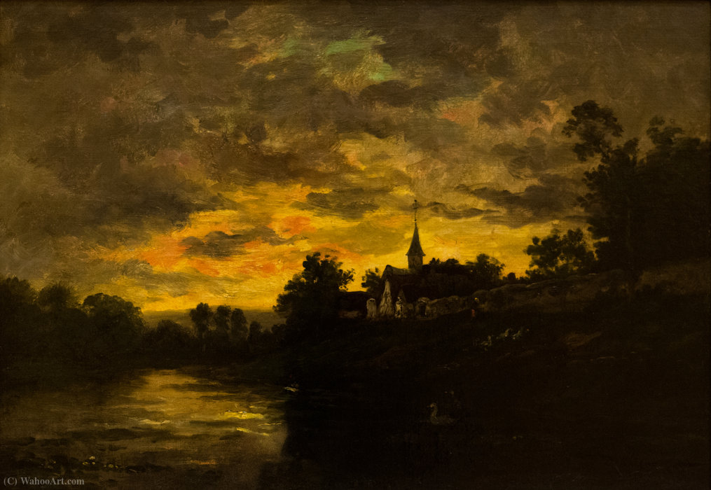 Bords De L'oise — Karl Pierre Daubigny