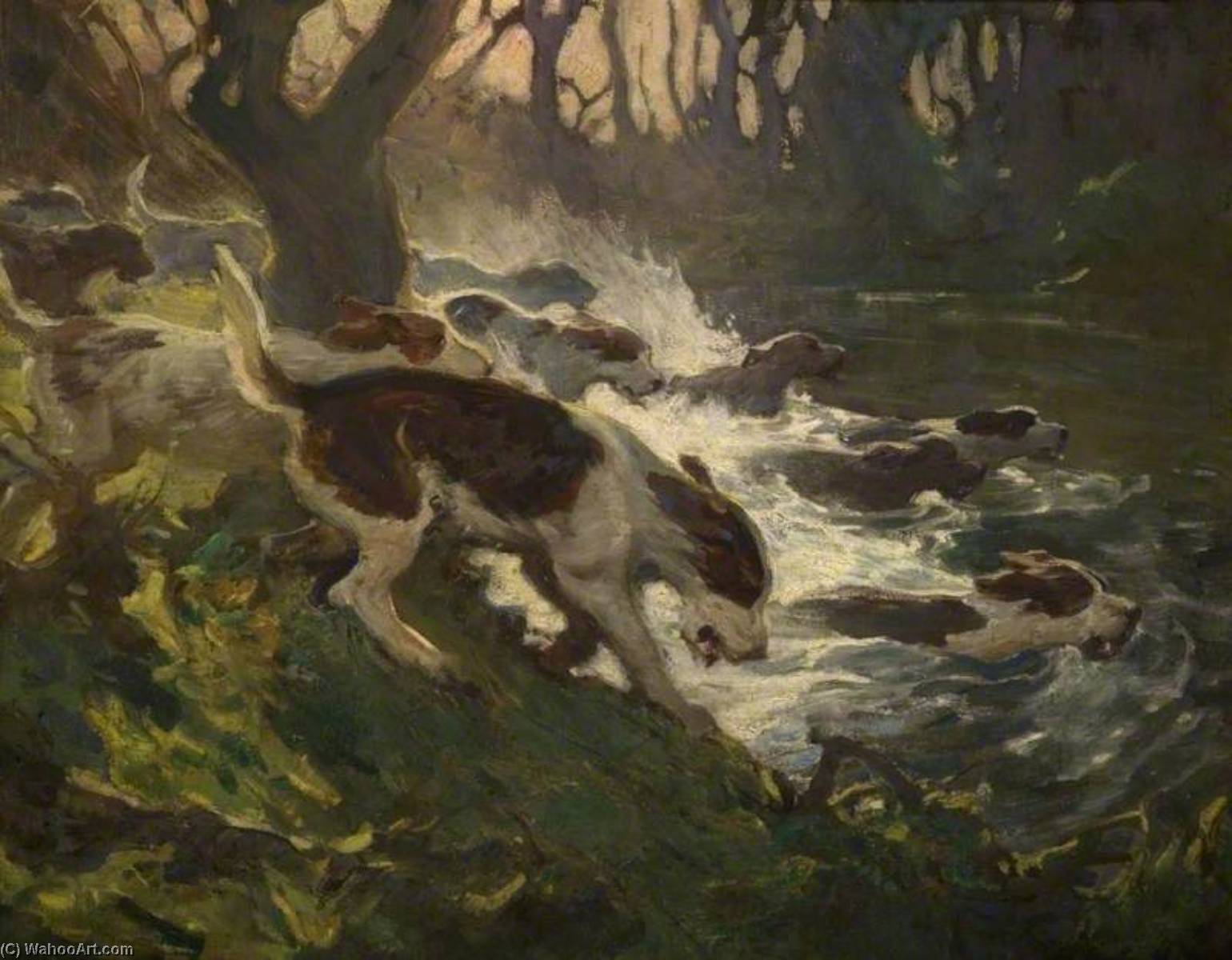 Otter Hunting — Charles Walter Simpson