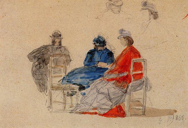 On The Beach — Eugène Louis Boudin