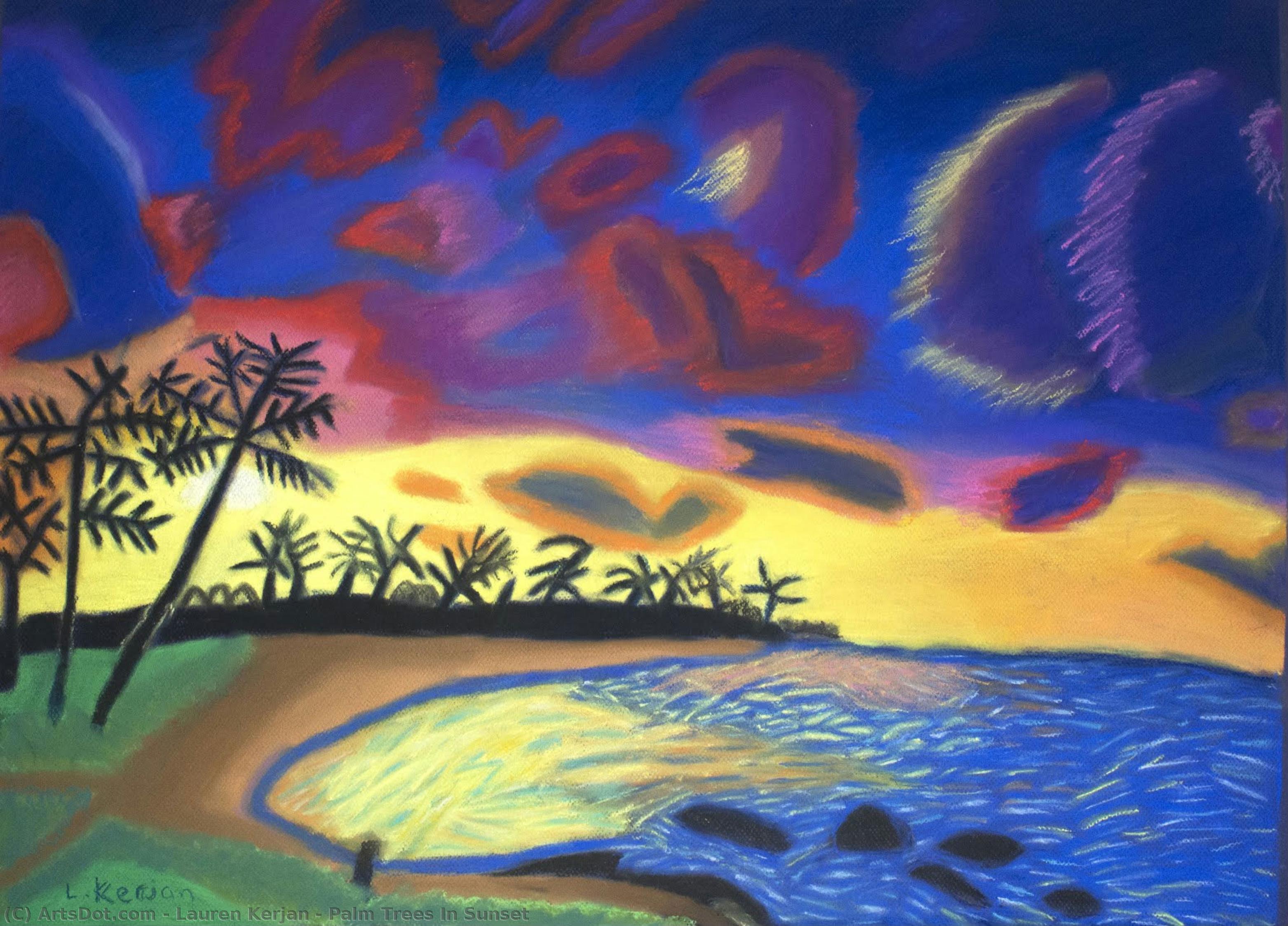 Palm Trees In Sunset — Lauren Kerjan