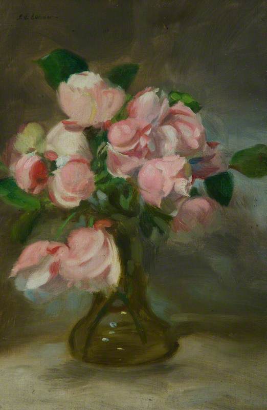 A Still Life With A Vase Of Flowers — John Henry Lorimer