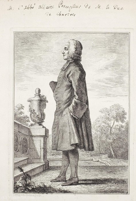 Abbé Allaire, Der Hauslehrer Des Duc De Chartres — Louis (carrogis) De Carmontelle