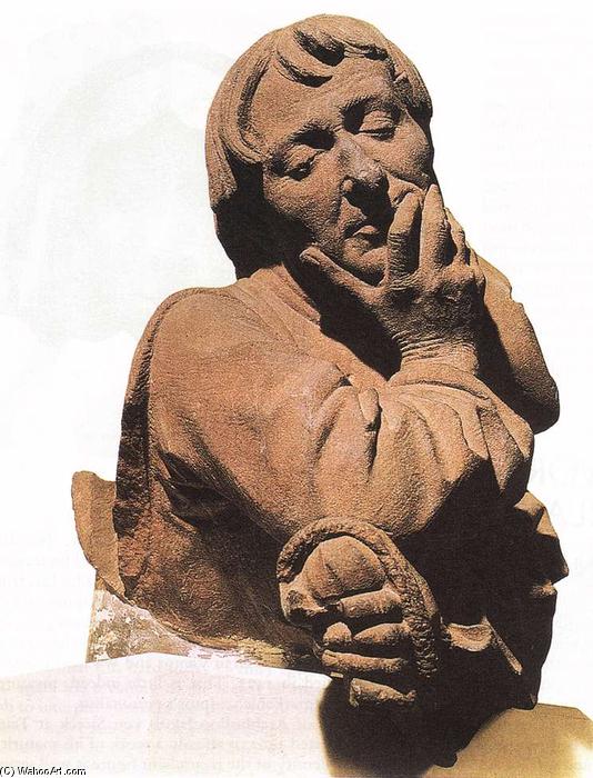 Man Meditating — Nicolaus Gerhaert Van Leyden
