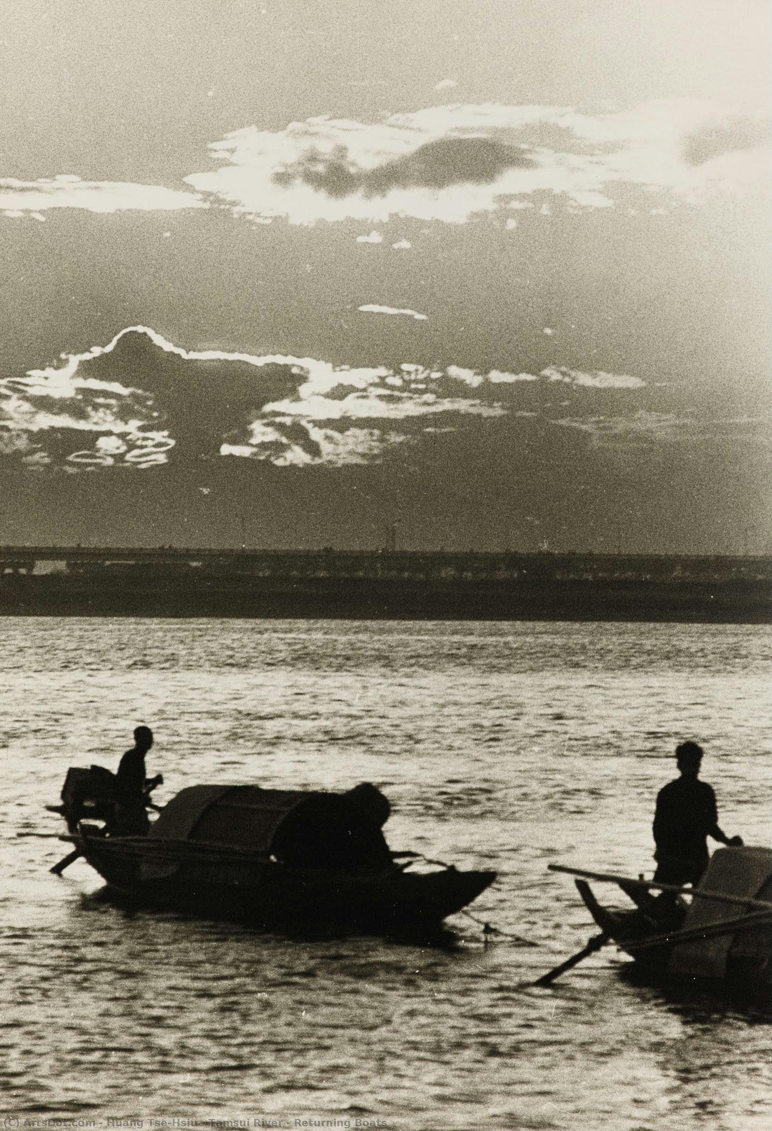 Tamsui River – Returning Boats — Huang Tse-hsiu