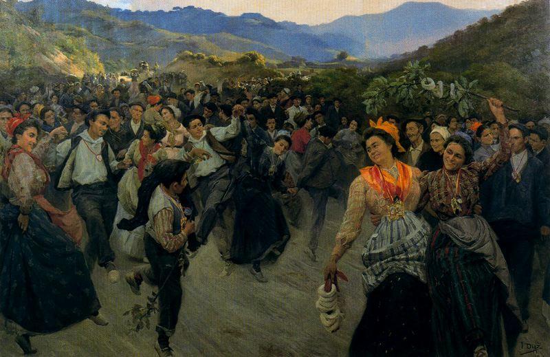 The Return Of The Procession To Calvary — Ignacio Díaz Olano