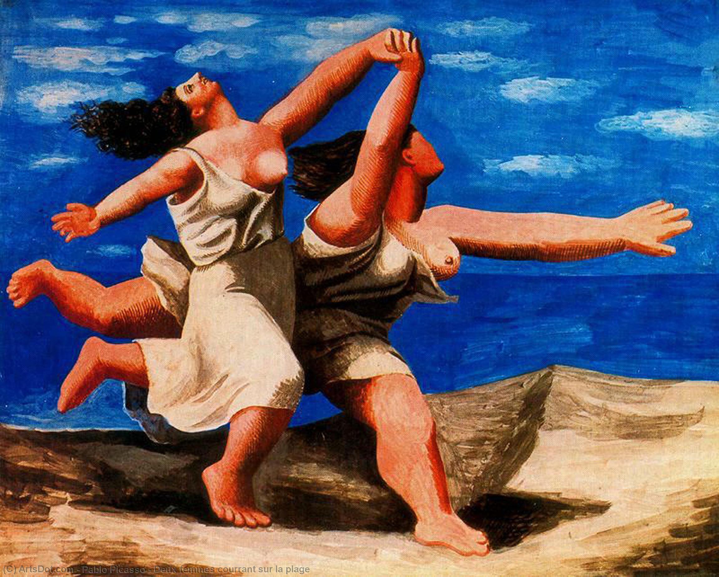 Deux Femmes Courrant Sur La Plage — Pablo Picasso