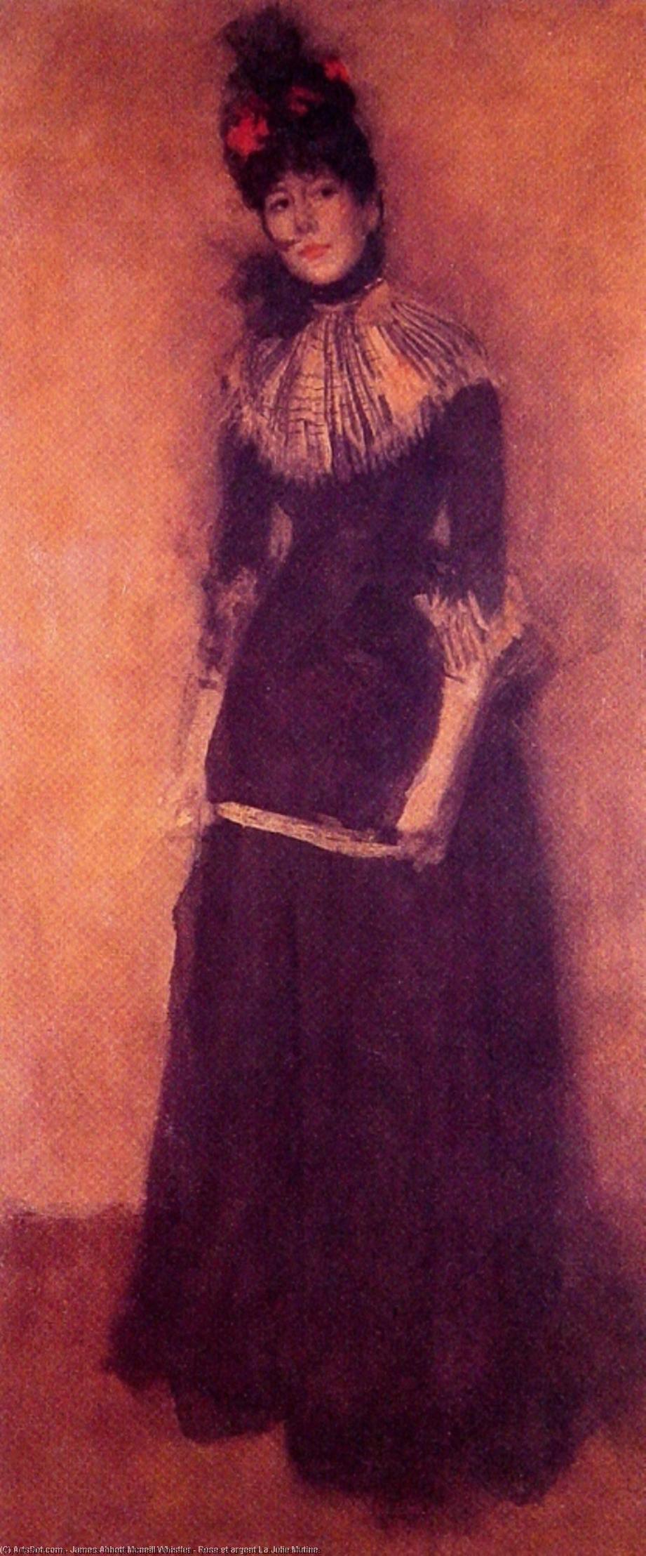 Rose Et Argent La Jolie Mutine — James Abbott Mcneill Whistler
