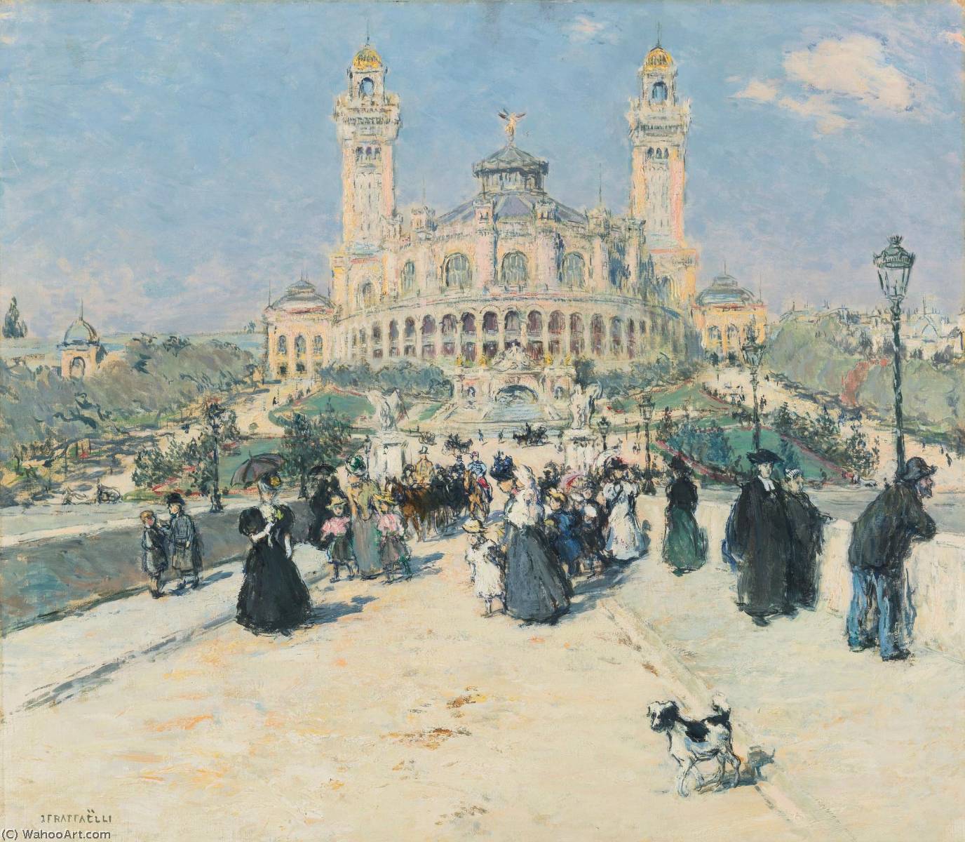 Le Trocadéro — Jean-françois Raffaelli