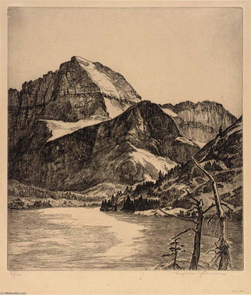 Mountains Glacier National Park (view Of Lake Josephine) — Eugenie Fish Glaman