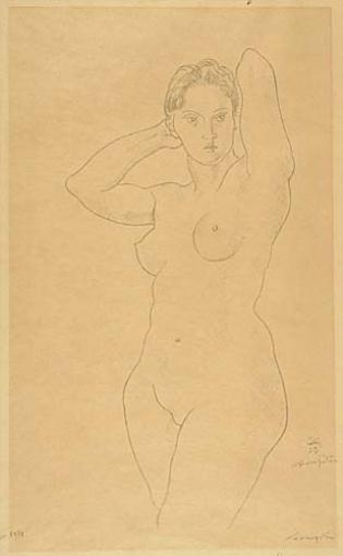 Femme Nue Debout — Leonard Fudžita