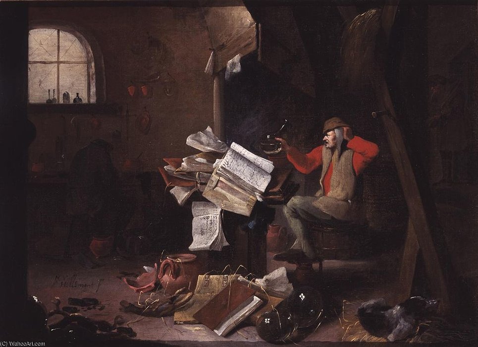 An Alchemist At Work — Matheus Van Helmont