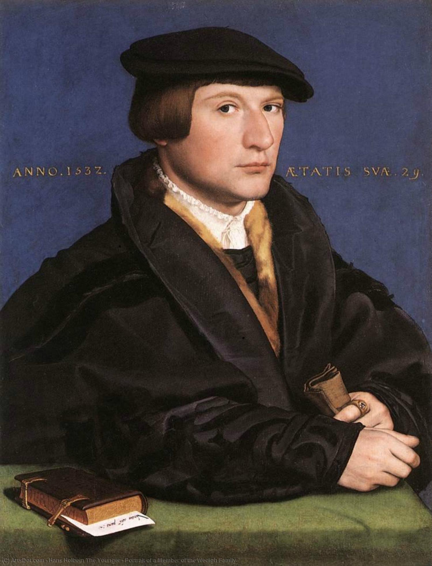 Portrait Eines Mitglieds Der Wedigh-familie — Hans Holbein Der Jüngere