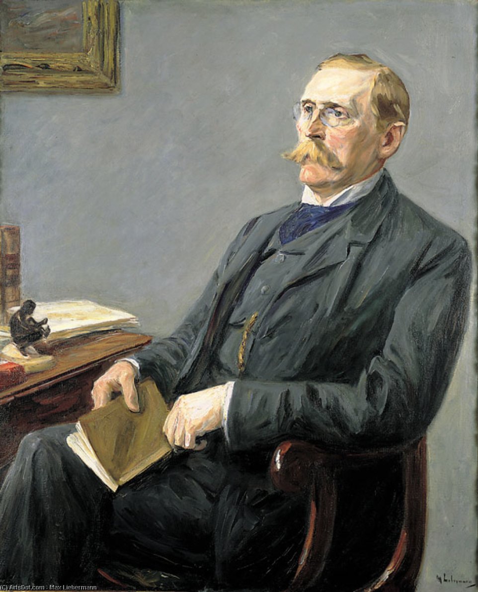Portrait Of Wilhelm Bode — Max Liebermann