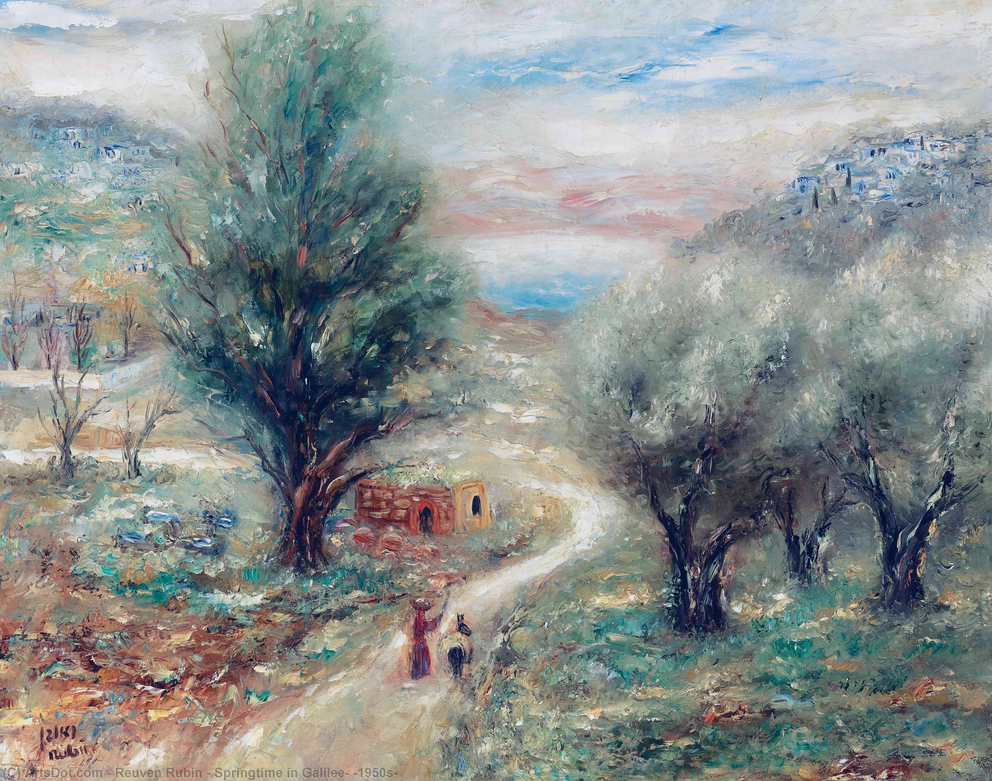 Springtime In Galilee, (1950s) — Реувен Рубин