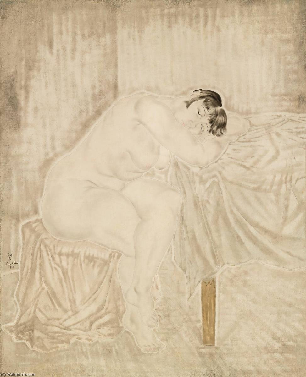 Nu Assoupi Sur La Table — Léonard Tsuguharu Foujita