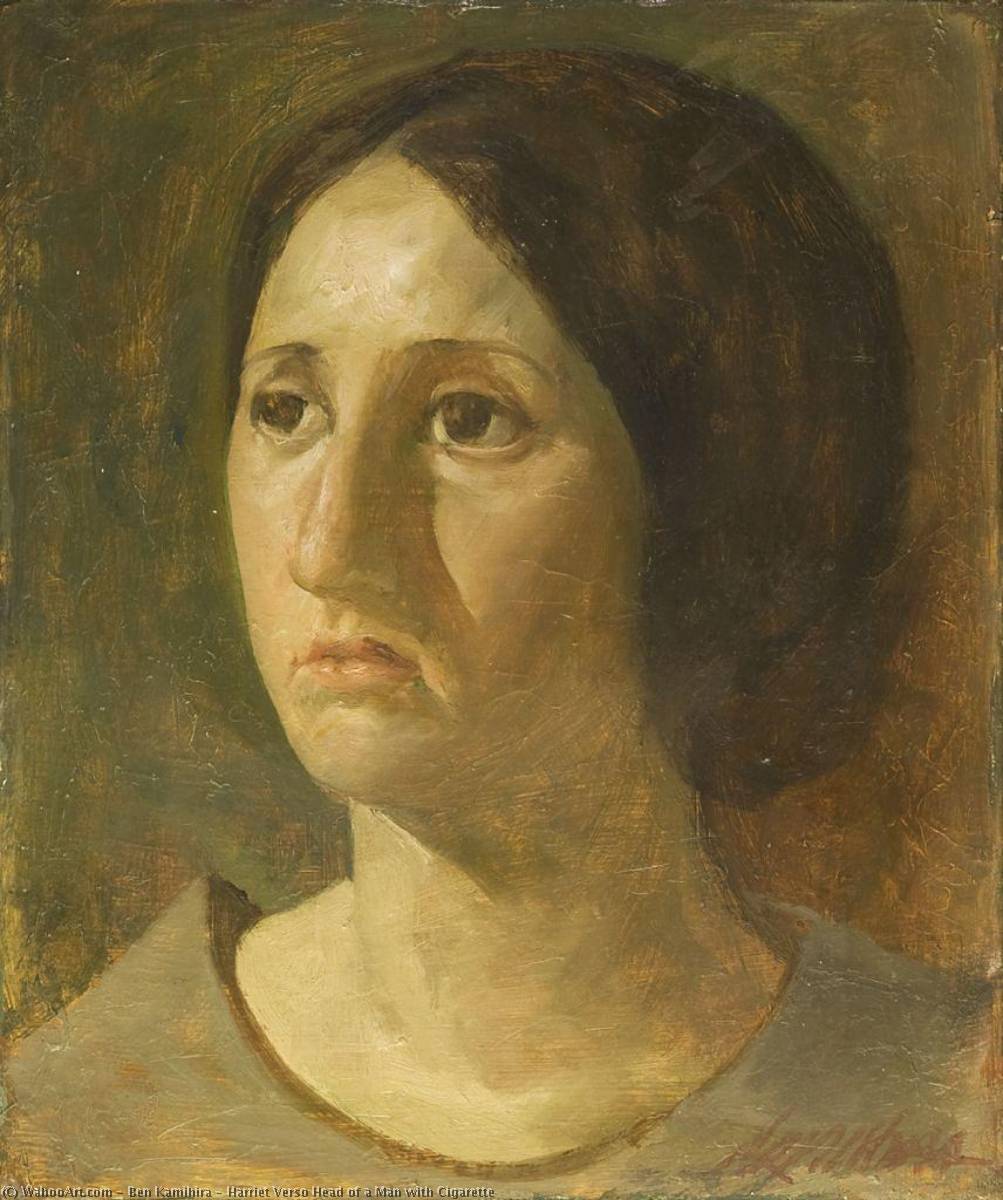 Harriet Verso Head Of A Man With Cigarette — Ben Kamihira