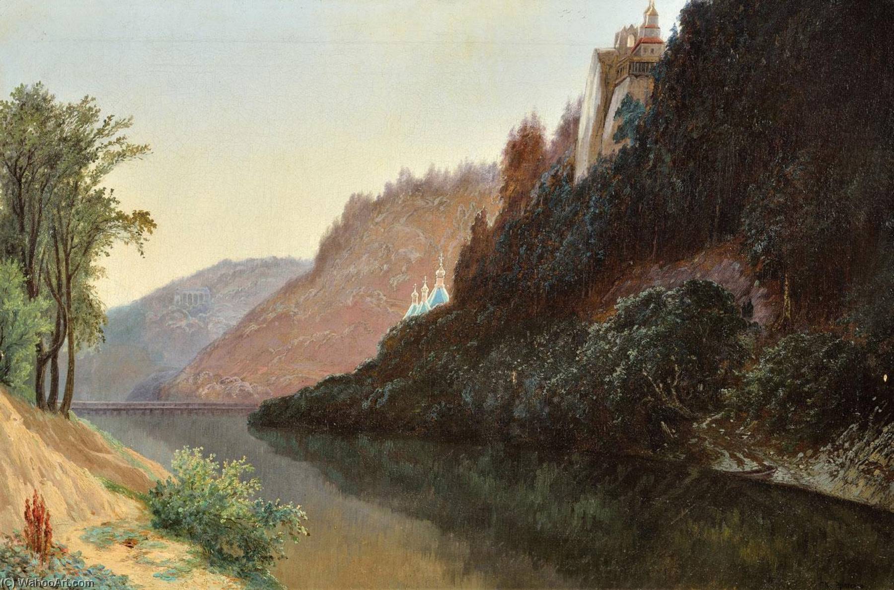 Landscape With A Monastery — Gavriil Kondratenko