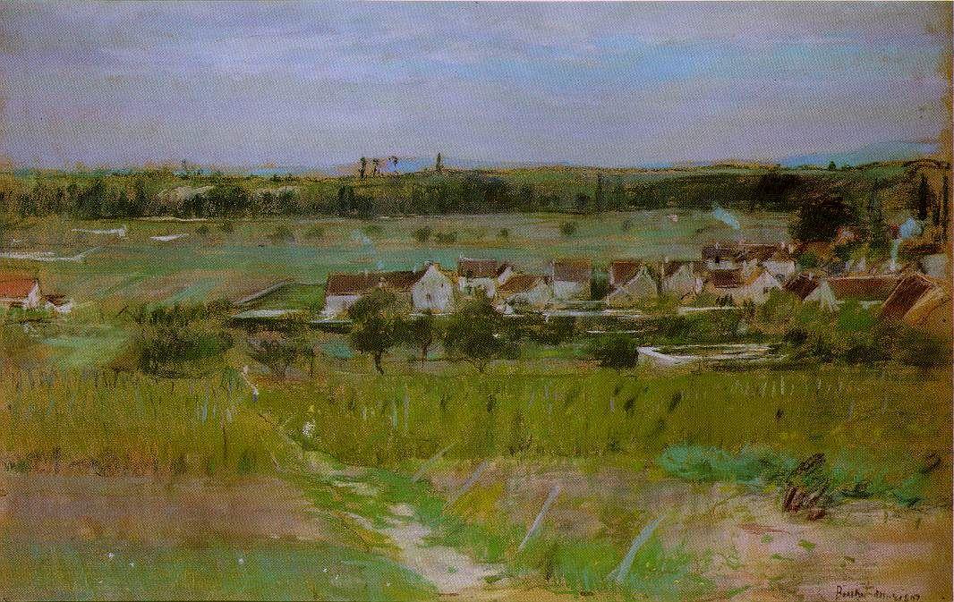 Un Village (le Village De Maurecourt) — Berthe Morisot