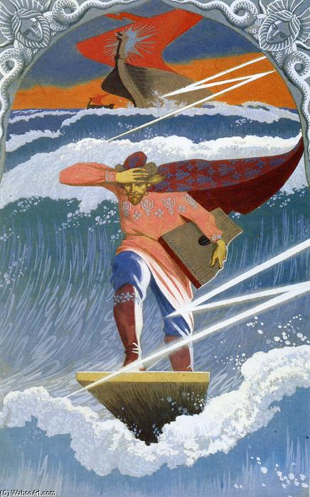 Sadko In The Cypress Plank — Konstantin Alexeyevich Vasilyev