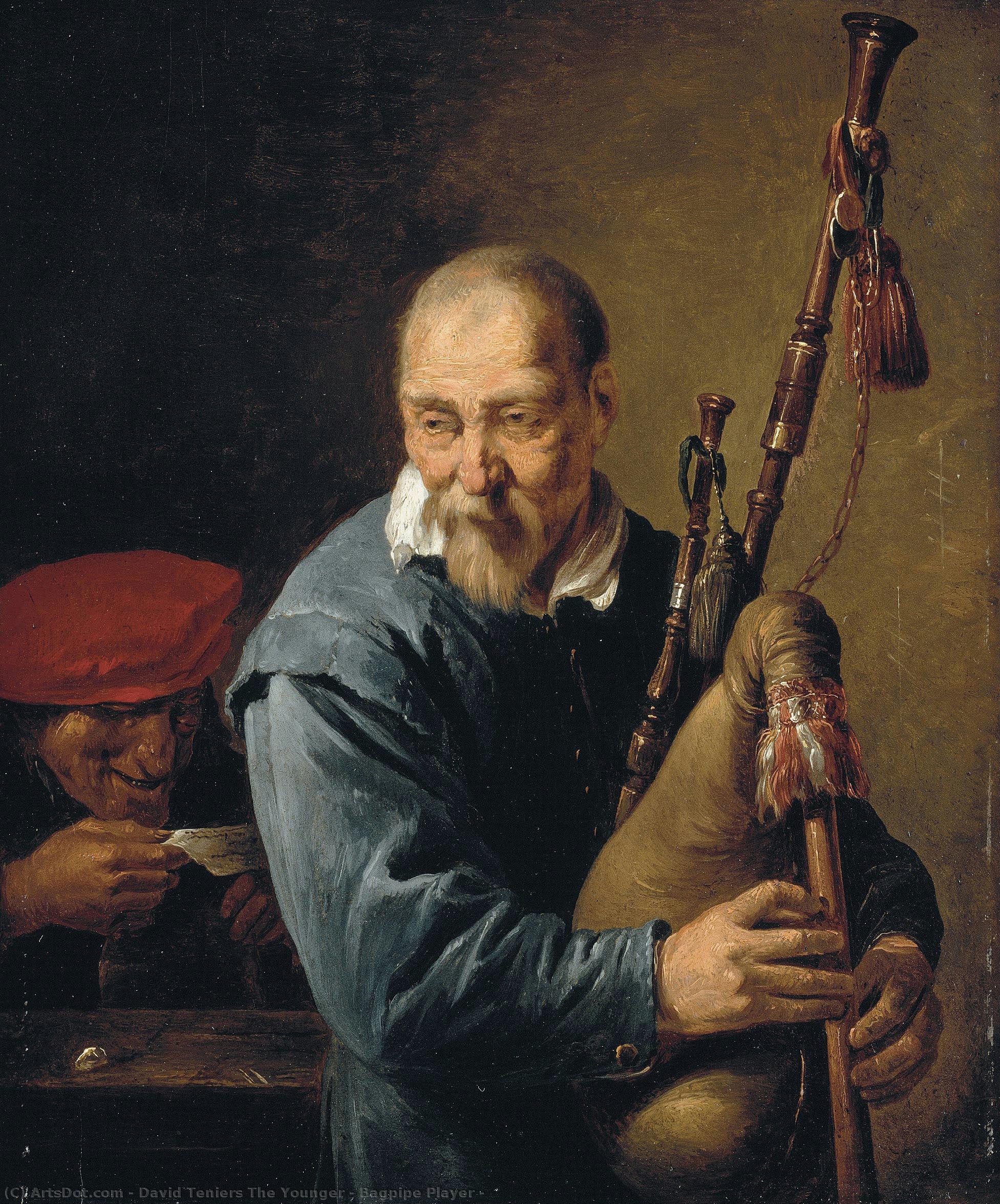 Bagpipe Player — David Teniers Der Jüngere