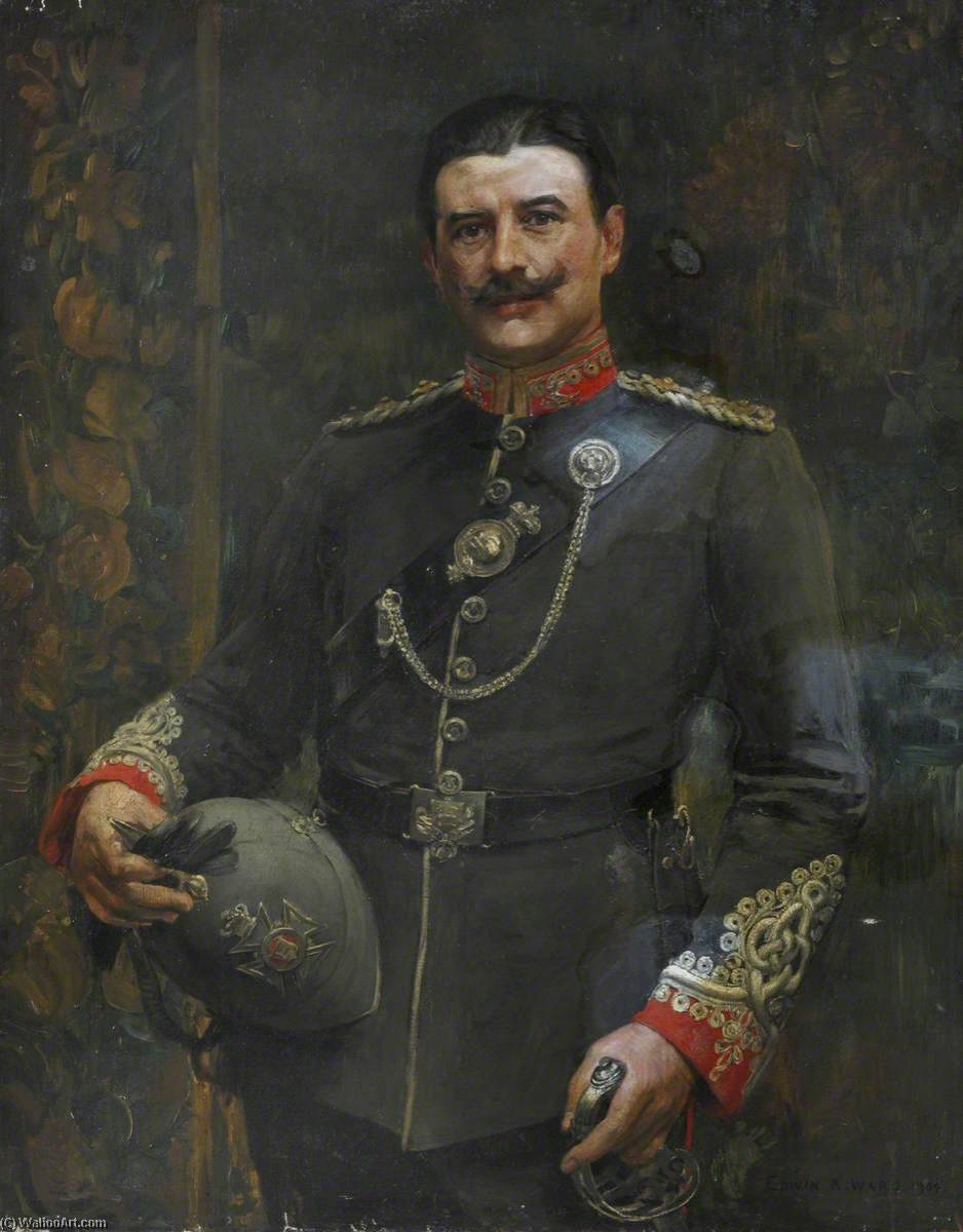 An Officer Of A Volunteer Battalion, The Middlesex Regiment, C.1904 — Edwin Arthur Ward