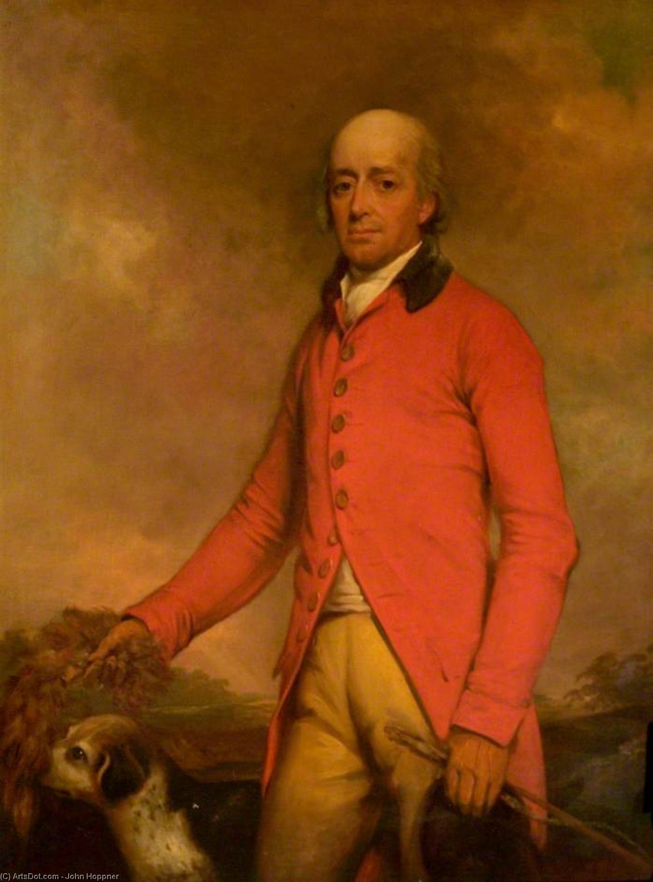 Corbet And His Hound — John Hoppner