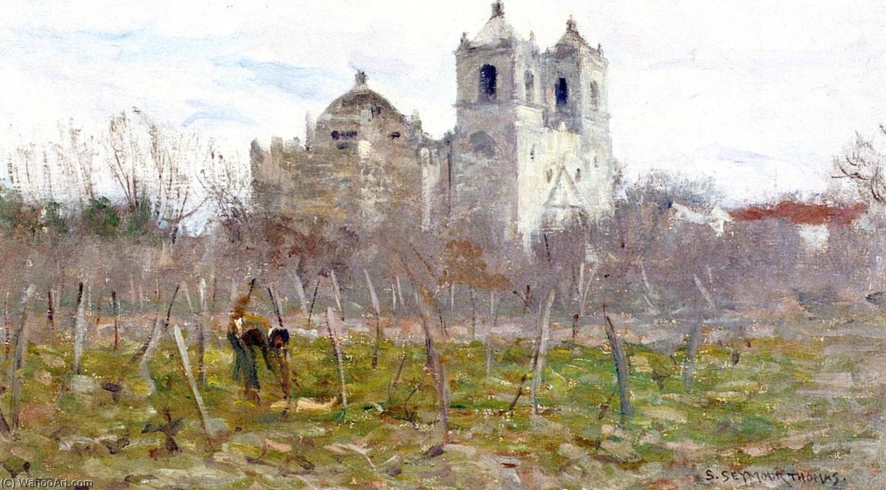 Mission Concepción, San Antonio — Charles H Woodbury