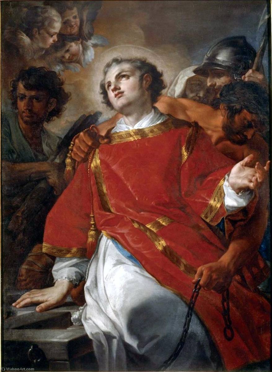 The Martyr Of St Laurent — Corrado Giaquinto