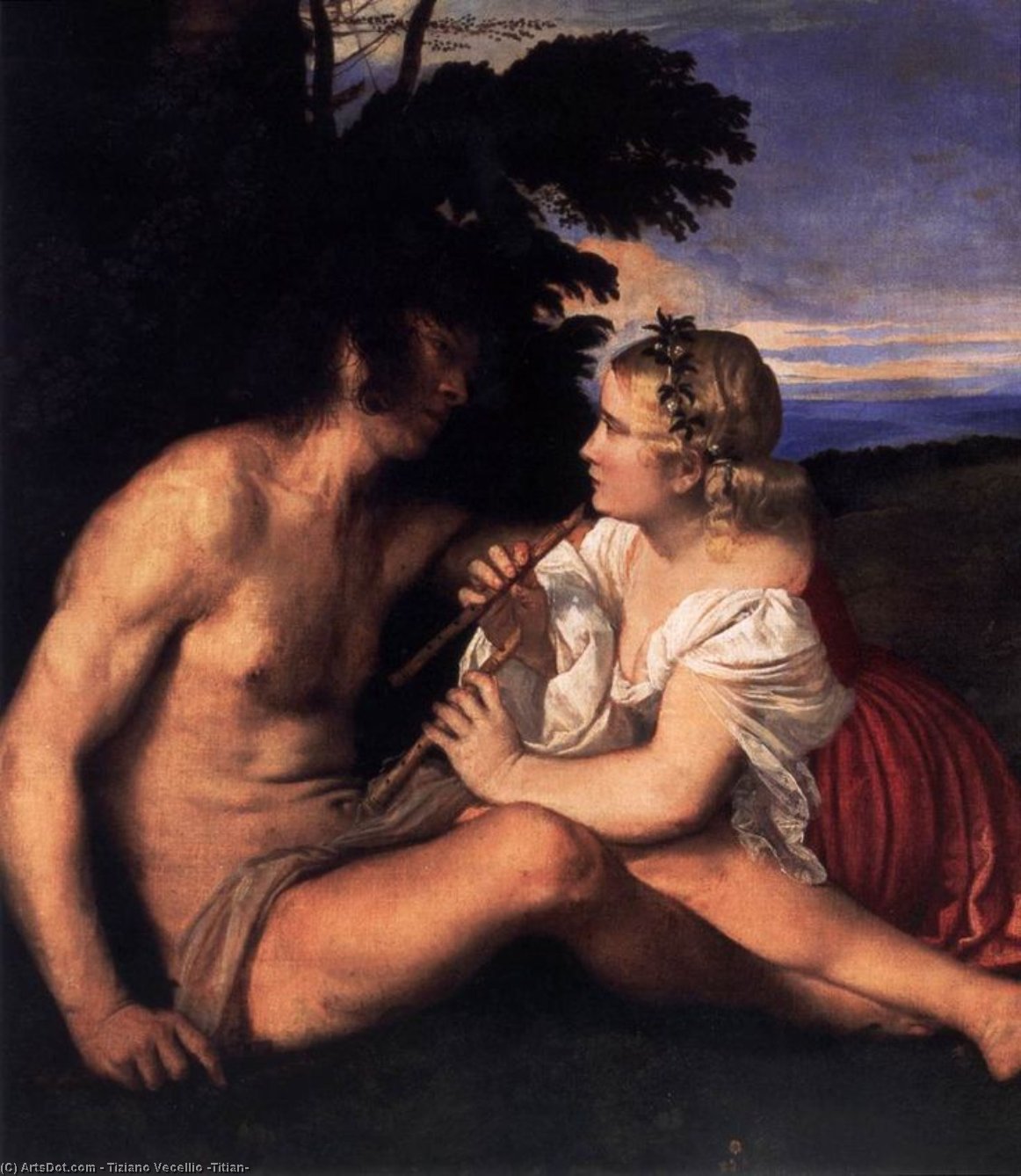 Die Drei Lebensalter (detail) — Tizian