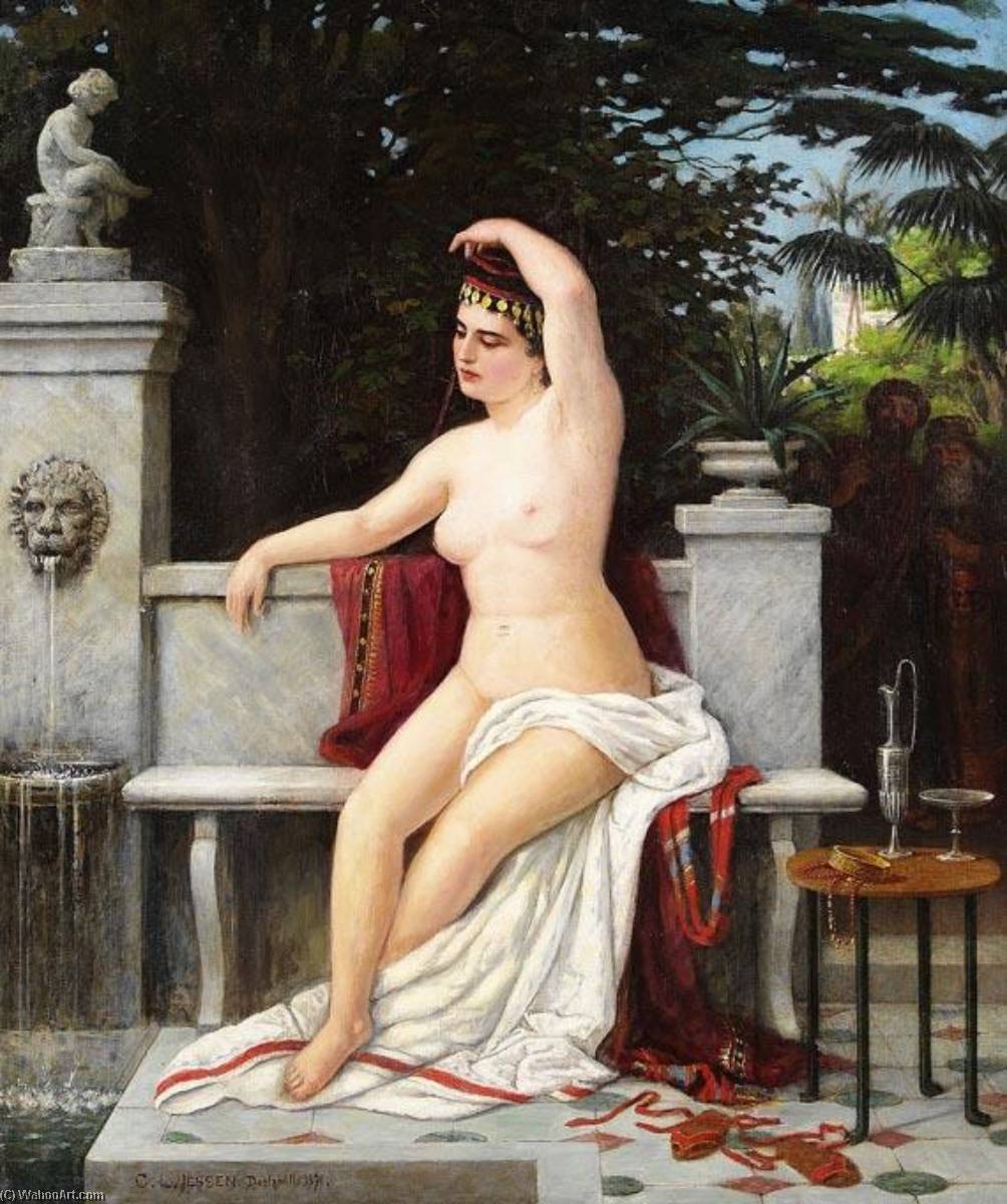 Deutsch Susanna Im Bade English Susannah At The Bath — Carl Ludwig Jessen