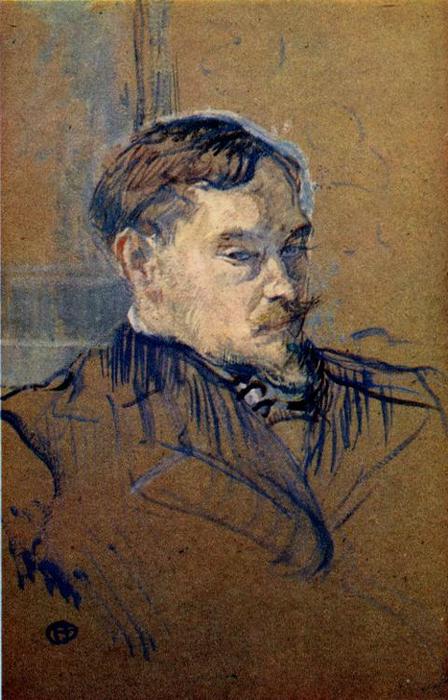 Portrait Of M. Romain Coolus — Henri De Toulouse-lautrec