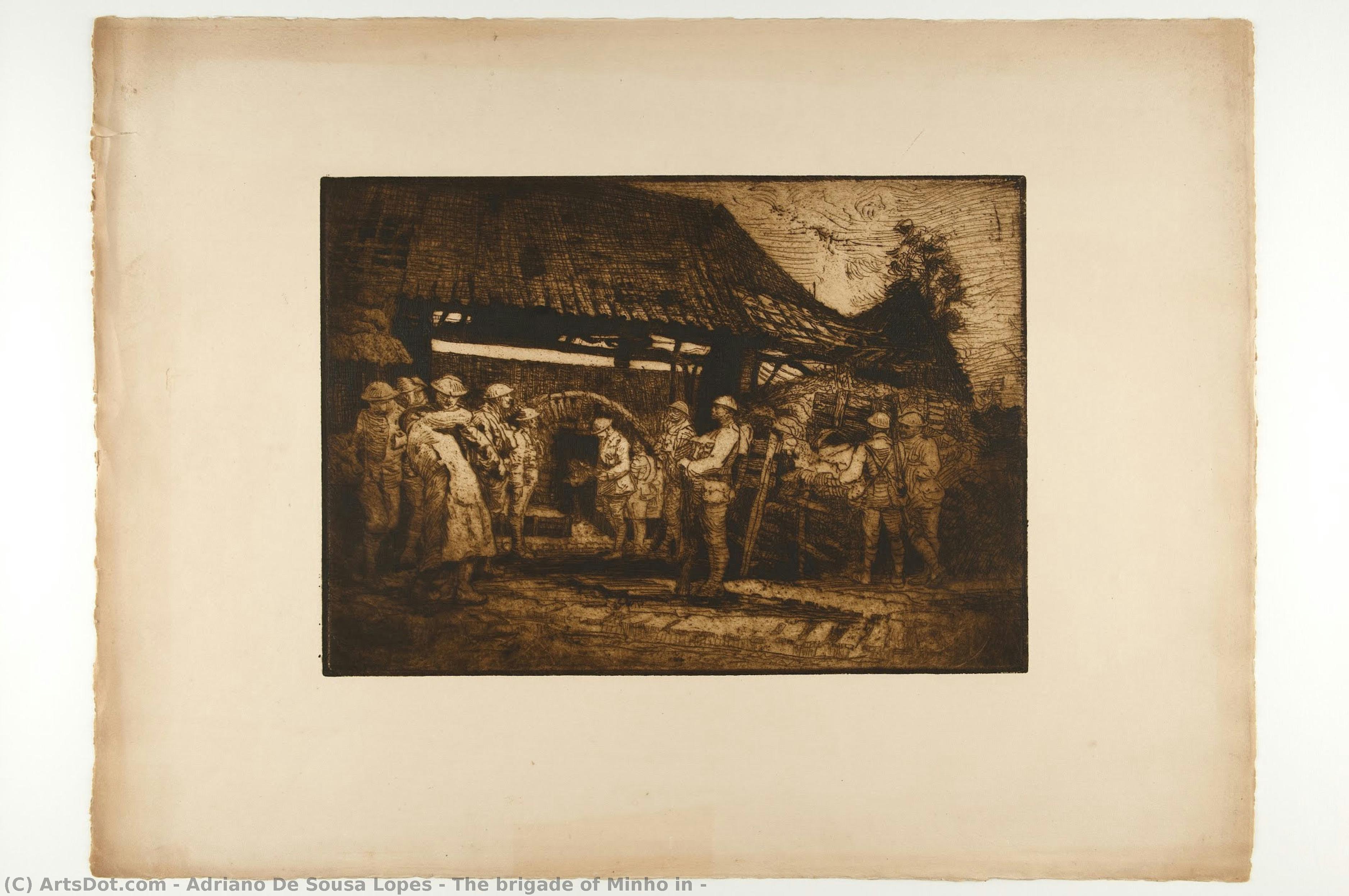 The Brigade Of Minho In — Adriano De Sousa Lopes