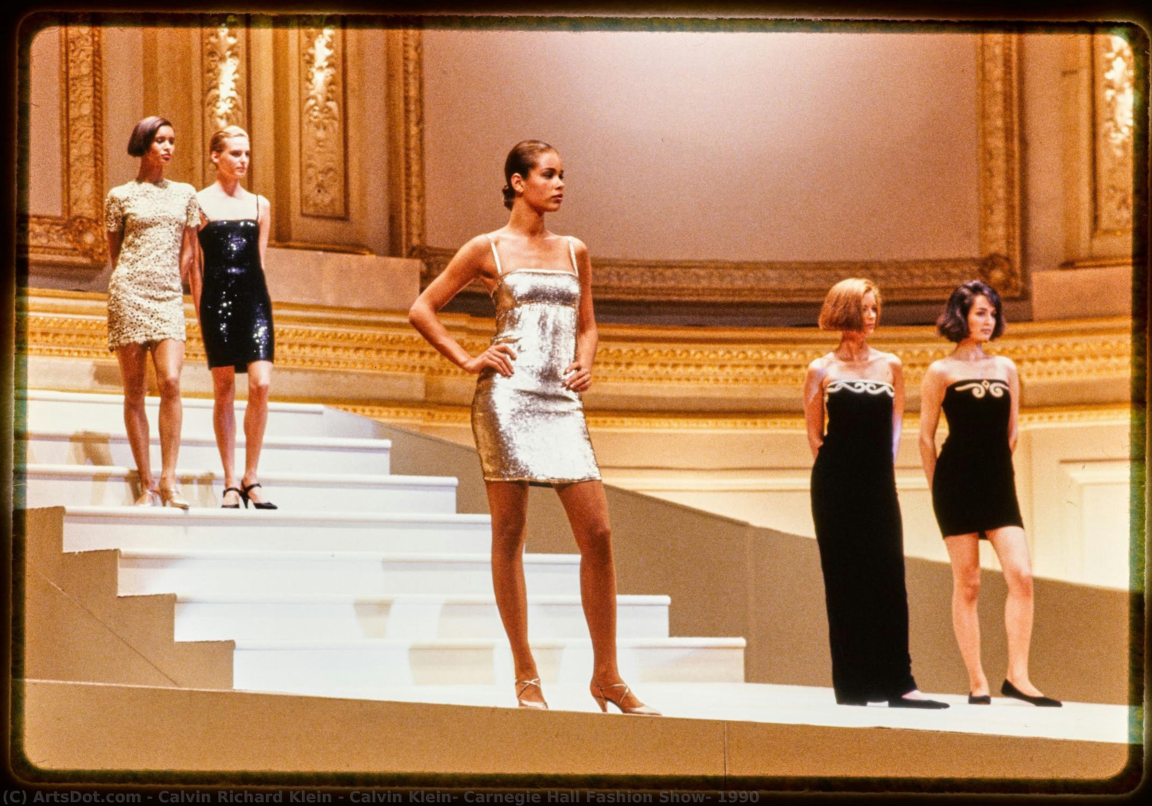 Calvin Klein, Carnegie Hall Fashion Show, 1990 — Calvin Richard Klein
