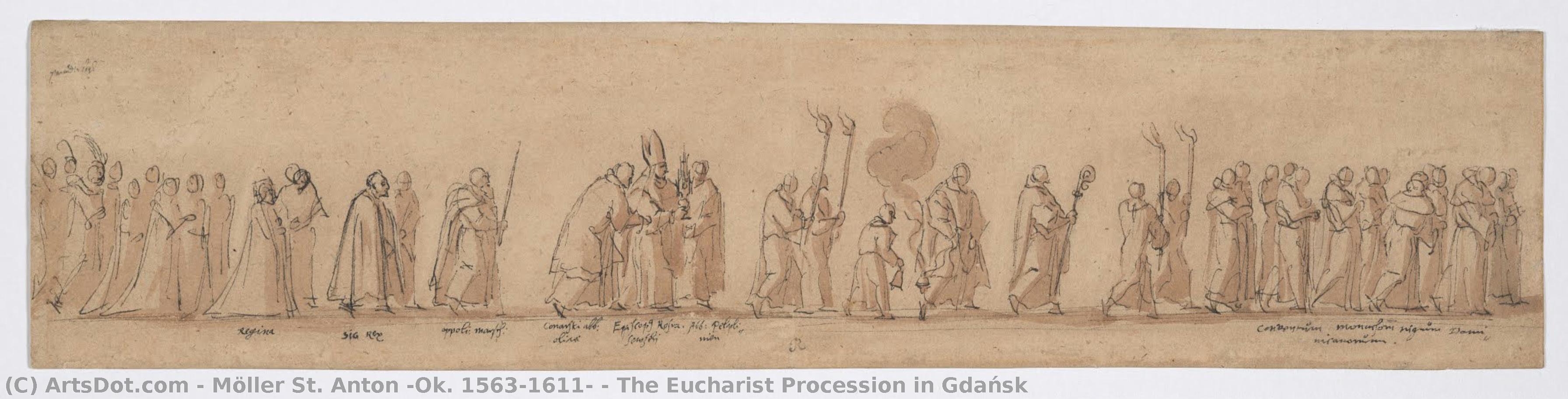 The Eucharist Procession In Gdańsk — Möller St. Anton (ok. 1563-1611)