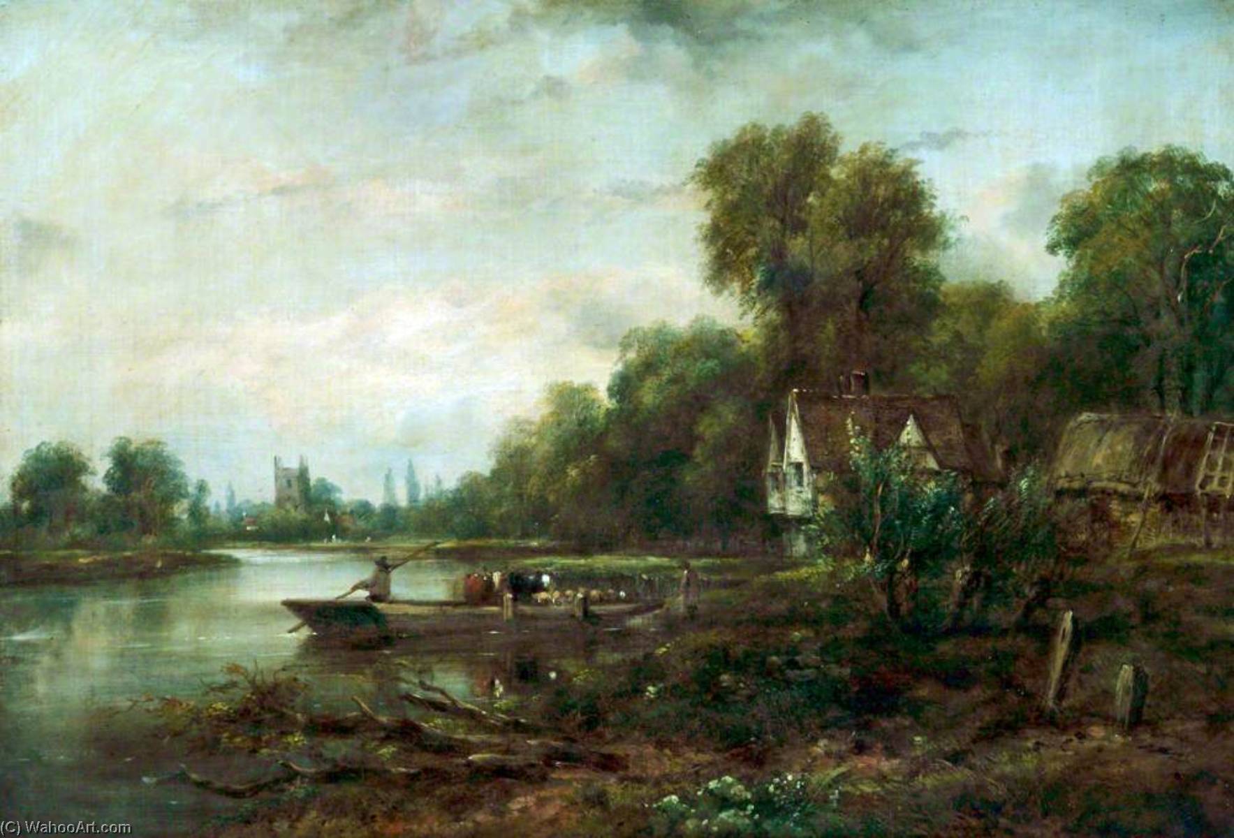 A Thames Ferry — Фредерик Уортс