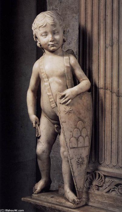 Tomb Of Carlo Marsuppini (detail) — Desiderio Da Settignano