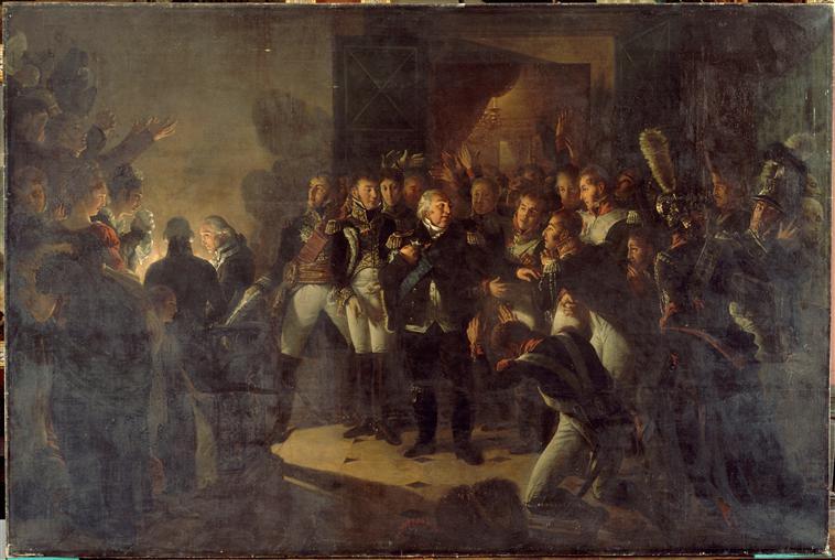 Adieux De Louis Xviii Quittant Le Palais Des Tuileries. Nuit Du 20 Mars 1815 — Antoine-jean Gros (baron Gros)