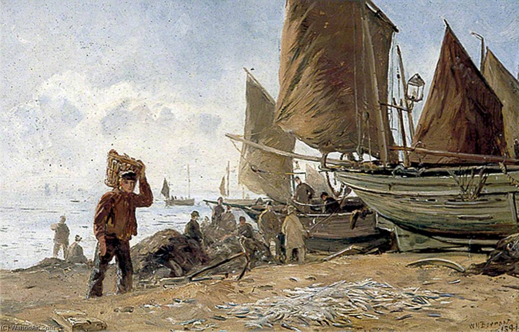 Study For 'the Harvest Of The Sea' — William Henry Borrow