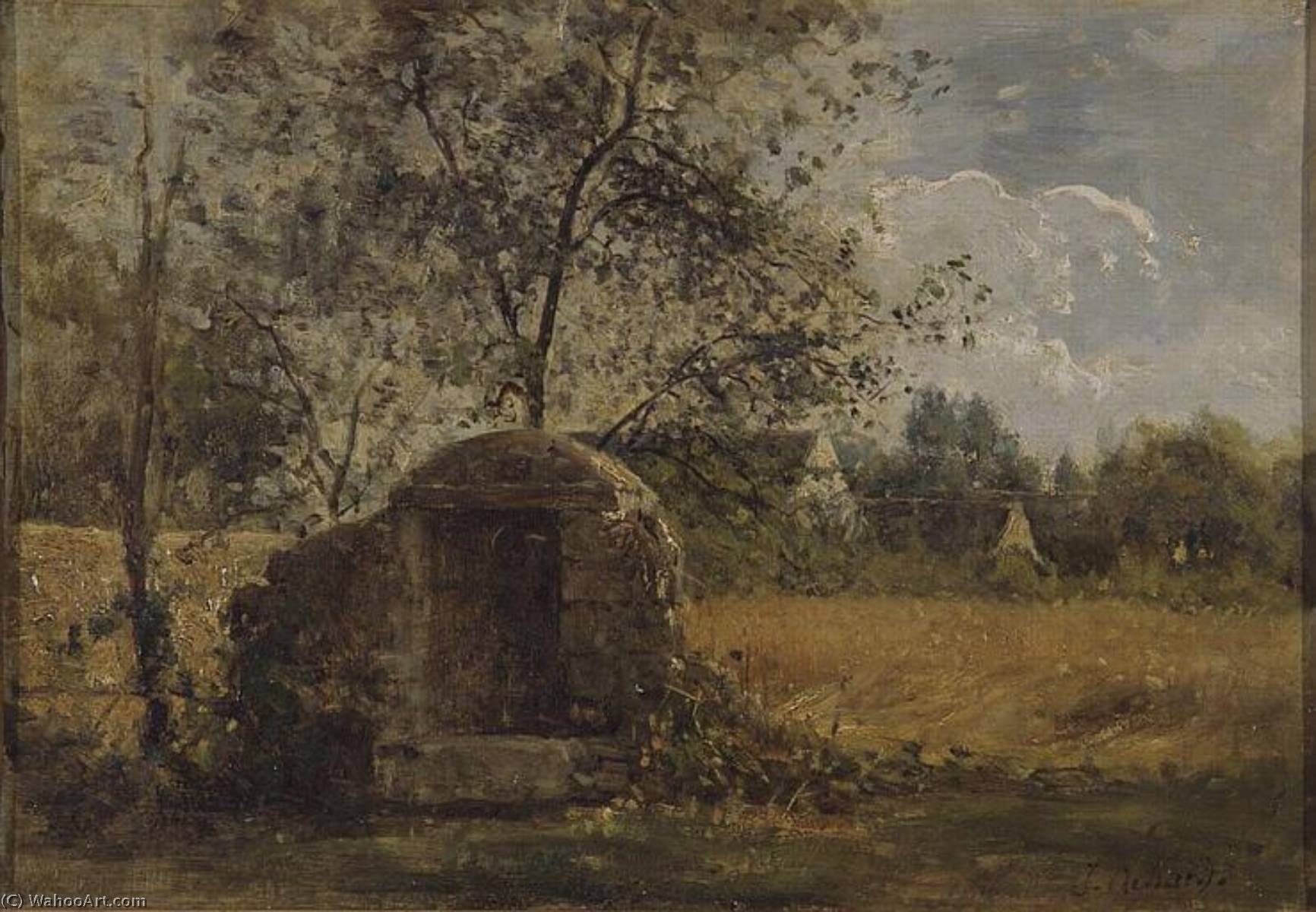 Le Champ De Blé À Auvers (oise) — Jean Alexis Achard