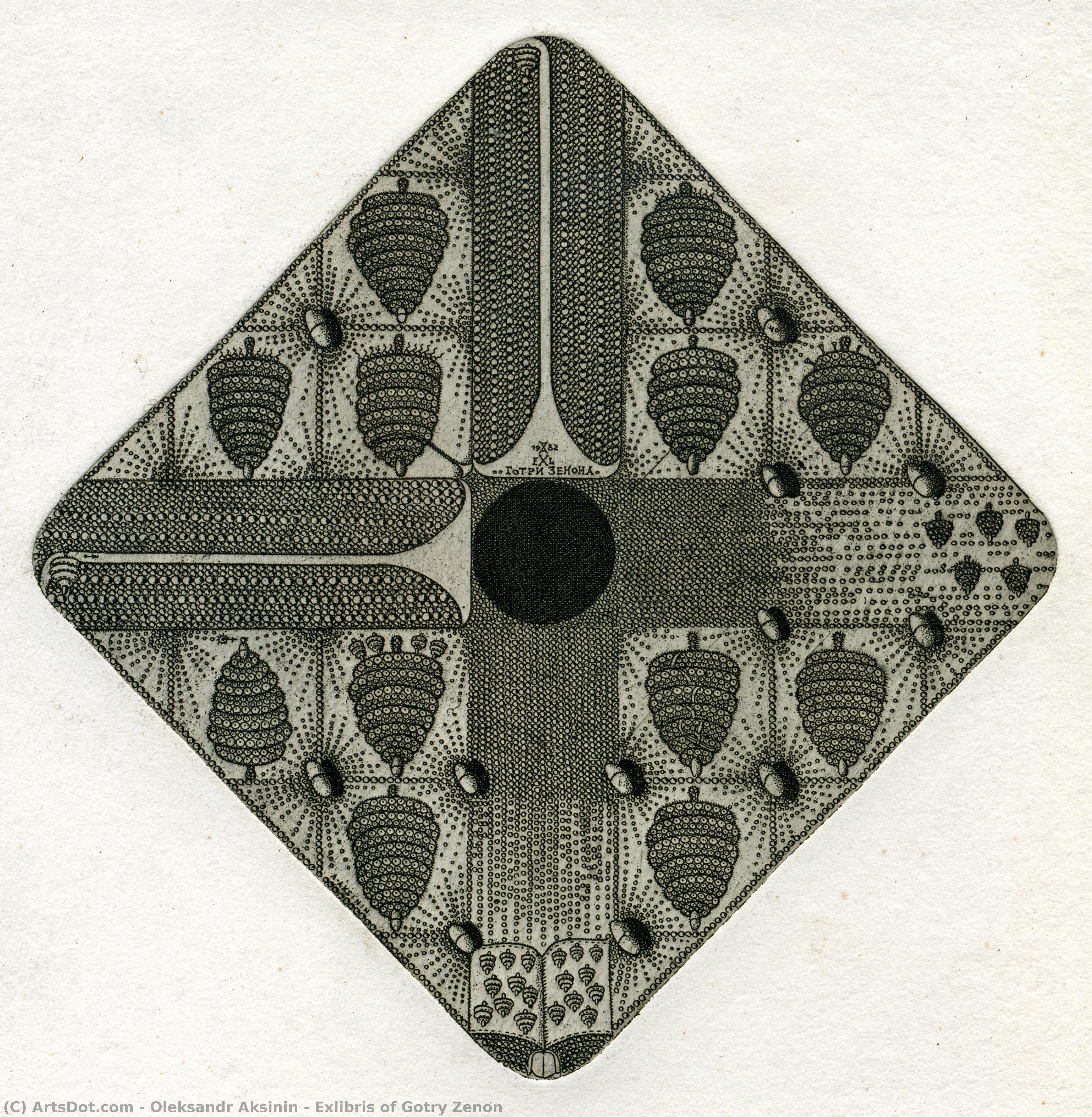 Exlibris Of Gotry Zenon — Александр Аксенин