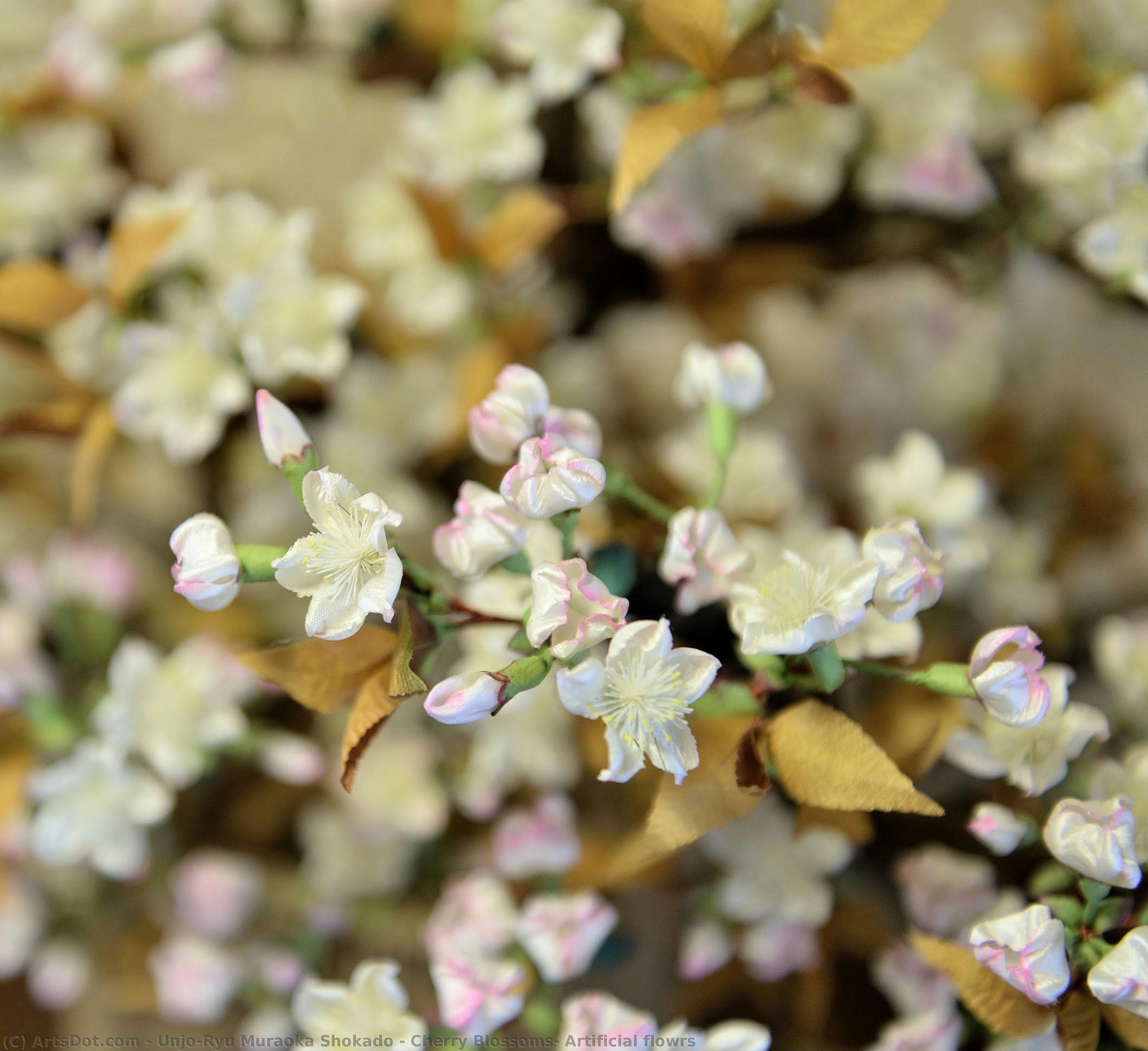 Cherry Blossoms, Artificial Flowrs — Unjo-ryu Muraoka Shokado